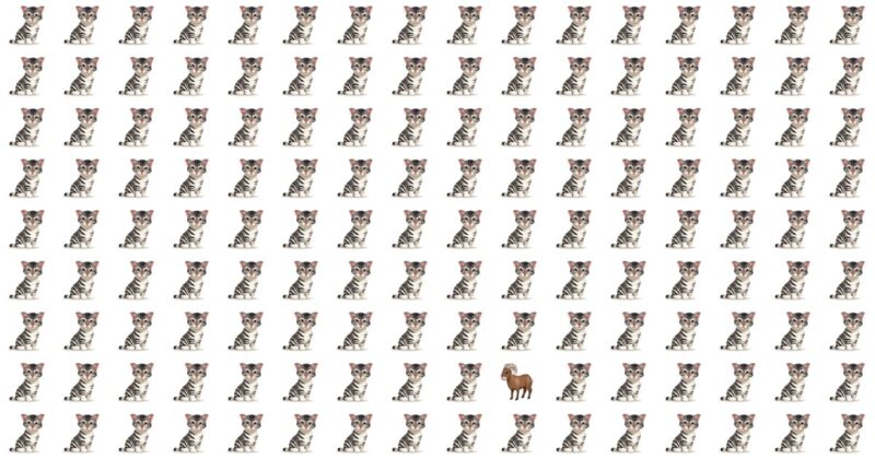 If You Can See The Odd One Out Within 7 Seconds, You Have A Very Sharp Brain!