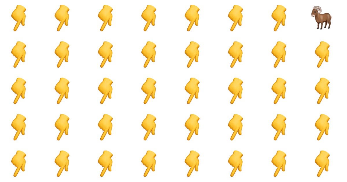 Tricky Visual: Odd One Out